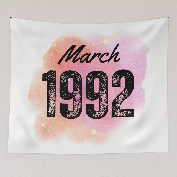 Item preview, March 1992 Birthday designed and sold by NumbersFort.