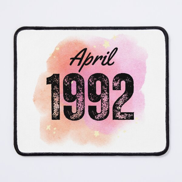 Item preview, April 1992 Birthday designed and sold by NumbersFort.