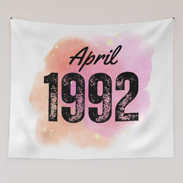 Item preview, April 1992 Birthday designed and sold by NumbersFort.