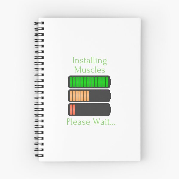 Item preview, Installing muscles... Please Wait designed and sold by ridnaledesigner.