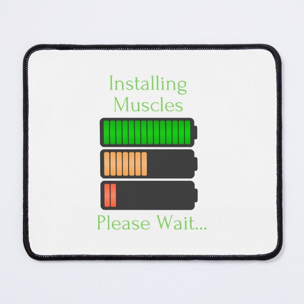 Item preview, Installing muscles... Please Wait designed and sold by ridnaledesigner.