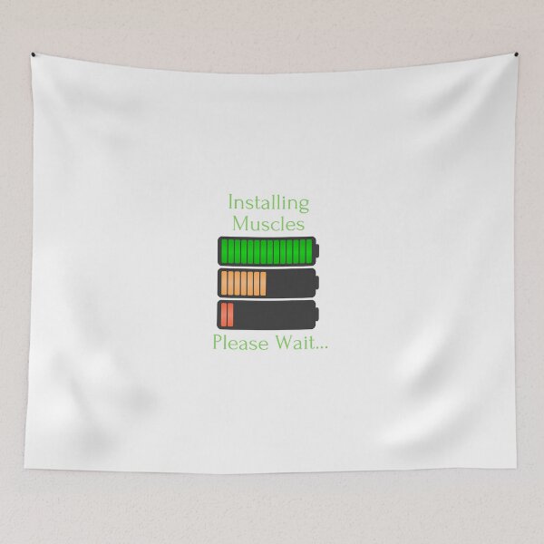Item preview, Installing muscles... Please Wait  designed and sold by ridnaledesigner.