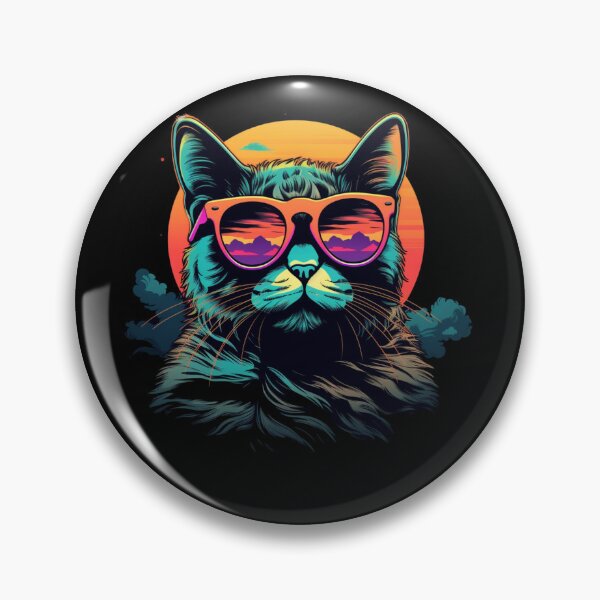Item preview, Wave Chartreux Cat Miami Design designed and sold by RedDesignSyc.