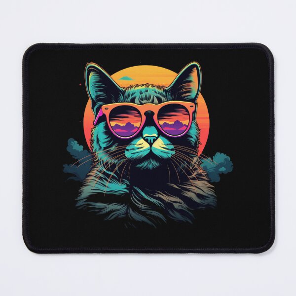 Item preview, Wave Chartreux Cat Miami Design designed and sold by RedDesignSyc.