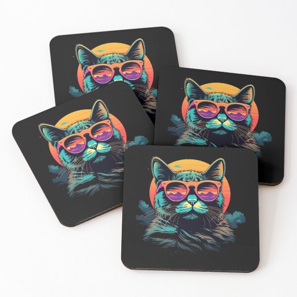 Artikelvorschau, Wave Chartreux Cat Miami Design entworfen und verkauft von RedDesignSyc.