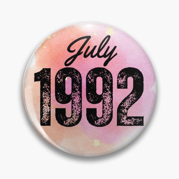 Item preview, July 1992 Birthday designed and sold by NumbersFort.