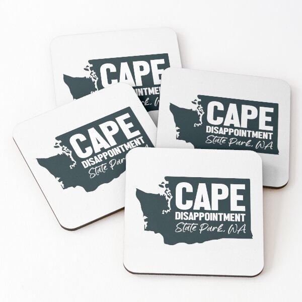 Item preview, Cape Disappointment State Park Washington Map designed and sold by bivenart.