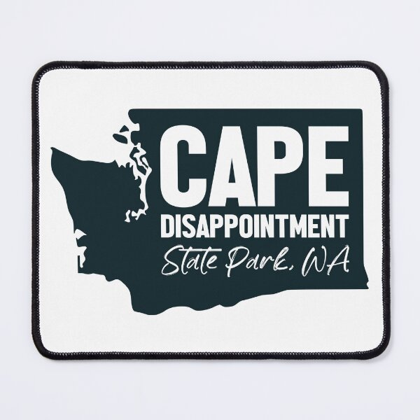 Item preview, Cape Disappointment State Park Washington Map designed and sold by bivenart.