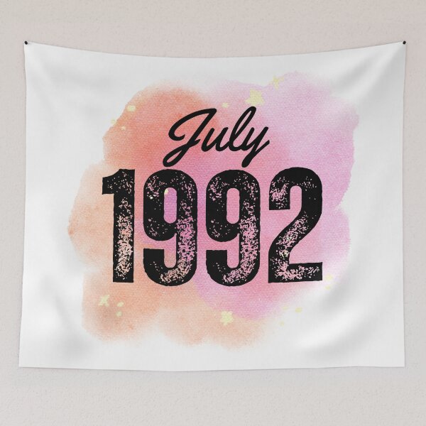 Item preview, July 1992 Birthday designed and sold by NumbersFort.