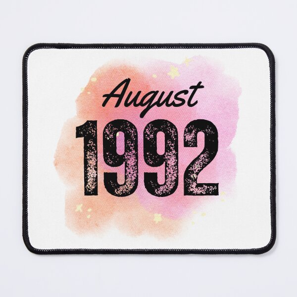 Item preview, August 1992 Birthday designed and sold by NumbersFort.