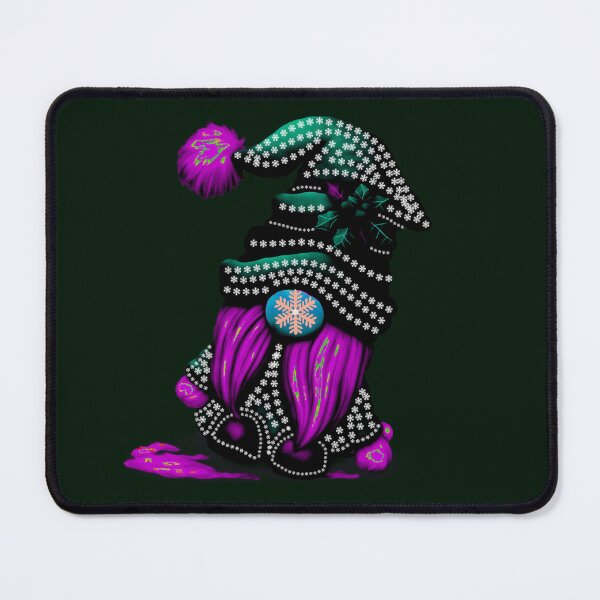 Item preview, Cute Green and Purple Santa Christmas Gnome designed and sold by ShreecreatE.
