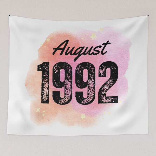 Item preview, August 1992 Birthday designed and sold by NumbersFort.