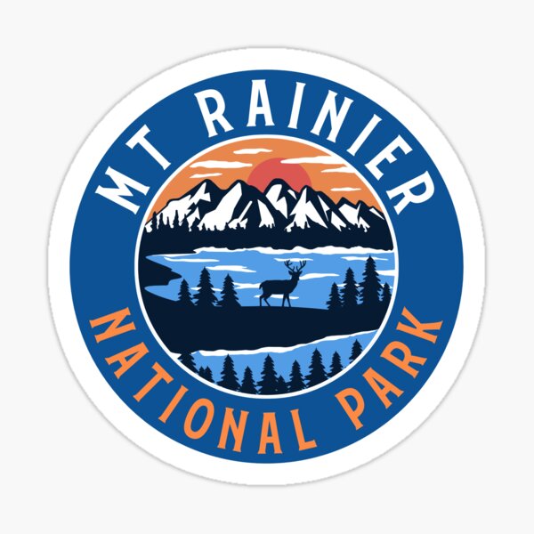 Washington National Parks Sticker Pack – Rainier Watch