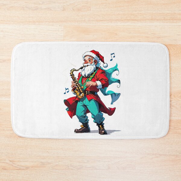 Item preview, Christmas - Jammin' Santa designed and sold by StonebridgeArt.