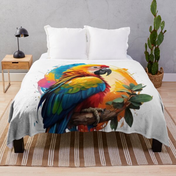 Item preview, Painted Colorful Parrot designed and sold by PaulBlueShop.