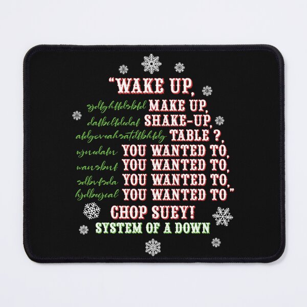 Item preview, System of a Down Chop Suey Christmas Version designed and sold by RetroPandora.
