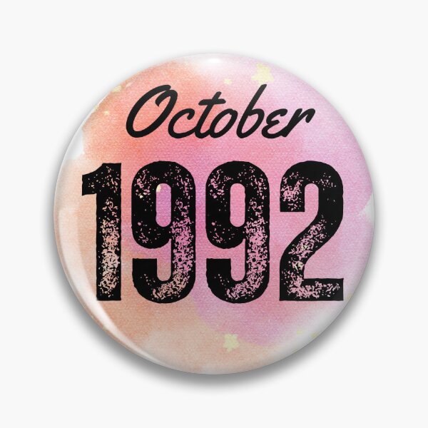 Item preview, October 1992 Birthday designed and sold by NumbersFort.