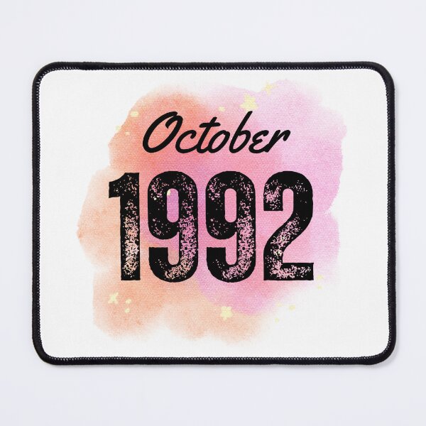 Item preview, October 1992 Birthday designed and sold by NumbersFort.