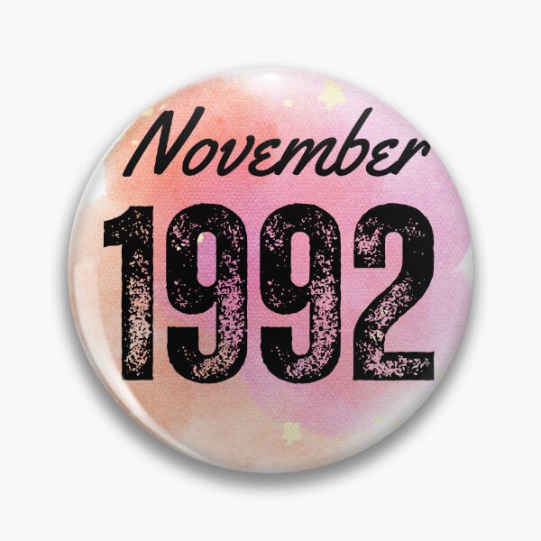 Item preview, November 1992 Birthday designed and sold by NumbersFort.