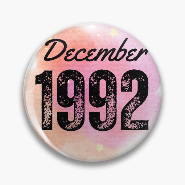 Item preview, December 1992 Birthday designed and sold by NumbersFort.
