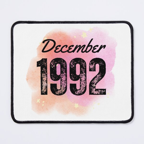 Item preview, December 1992 Birthday designed and sold by NumbersFort.