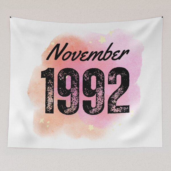 Item preview, November 1992 Birthday designed and sold by NumbersFort.