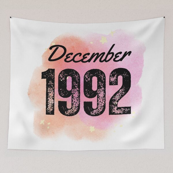 Item preview, December 1992 Birthday designed and sold by NumbersFort.