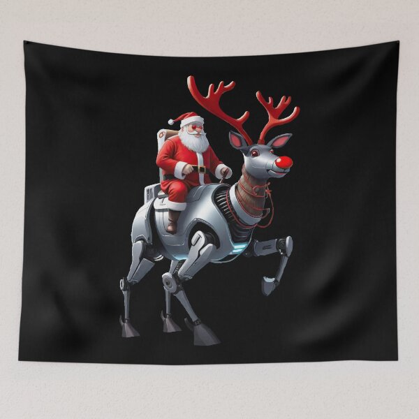 Item preview, Cyborg Santa designed and sold by StonebridgeArt.