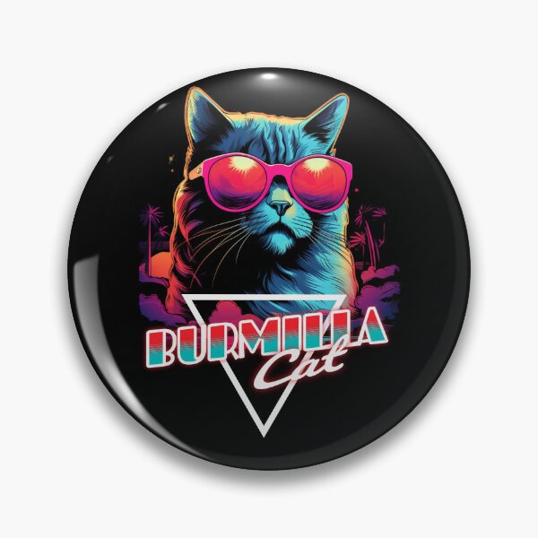 Item preview, Wave Burmilla Cat Miami Design designed and sold by RedDesignSyc.