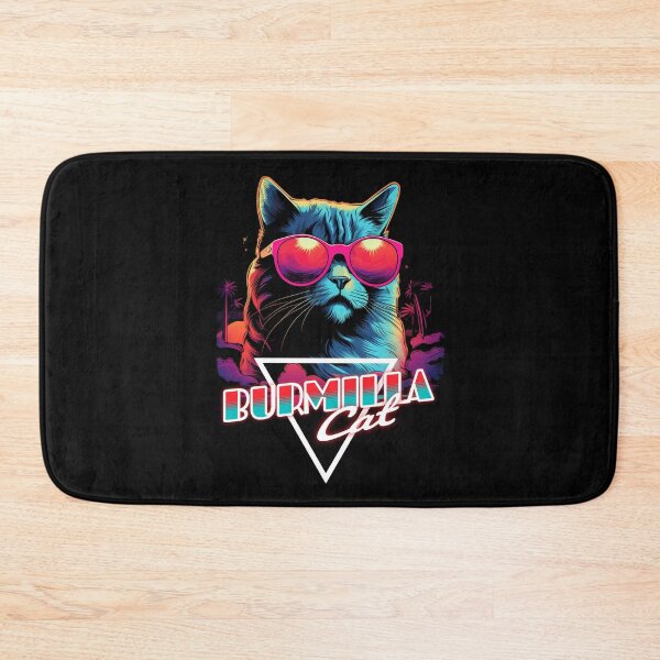 Item preview, Wave Burmilla Cat Miami Design designed and sold by RedDesignSyc.