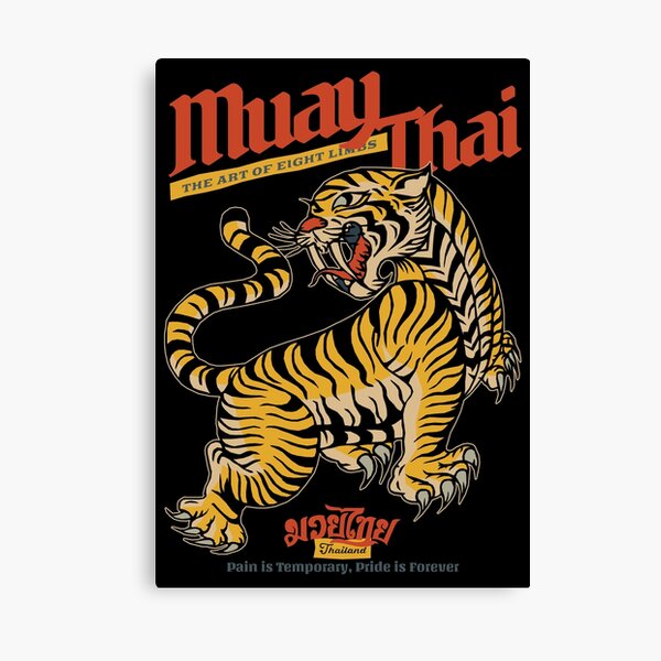 Item preview, Vintage Tiger Muay Thai Tattoo designed and sold by KewaleeTee.