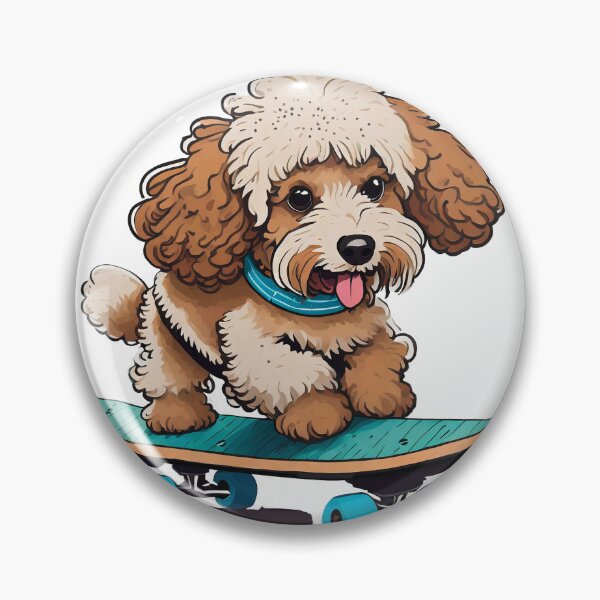 Item preview, Cockapoo on a Skate Board designed and sold by PupJoy.