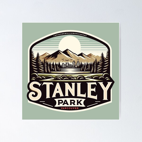 Item preview, Vintage Stanley Park Scene designed and sold by Bratak.