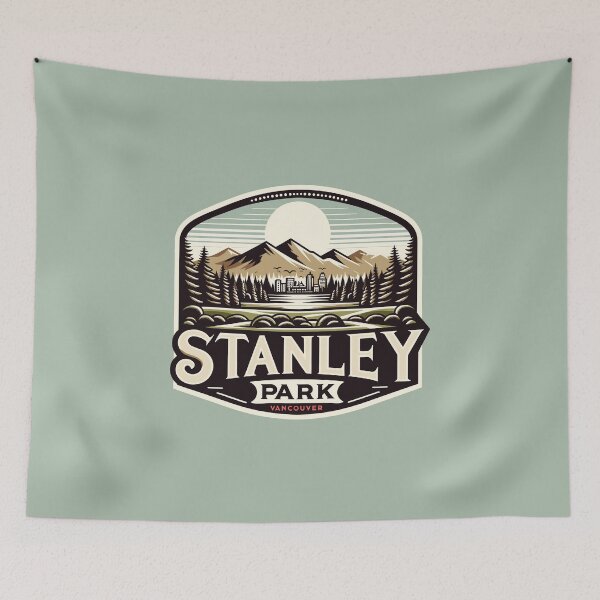Item preview, Vintage Stanley Park Scene designed and sold by Bratak.