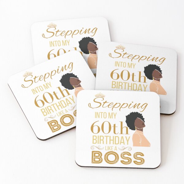 Item preview, Gold Crown Stepping Into My 60th Birthday Like A Boss Birthday designed and sold by Run to Creations.