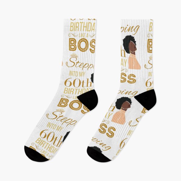 Item preview, Gold Crown Stepping Into My 60th Birthday Like A Boss Birthday designed and sold by Run to Creations.