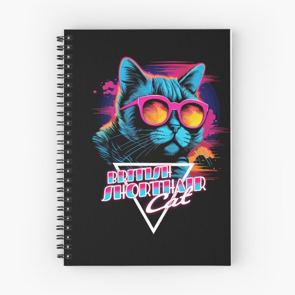 Item preview, Wave British Shorthair Cat Miami Design designed and sold by RedDesignSyc.
