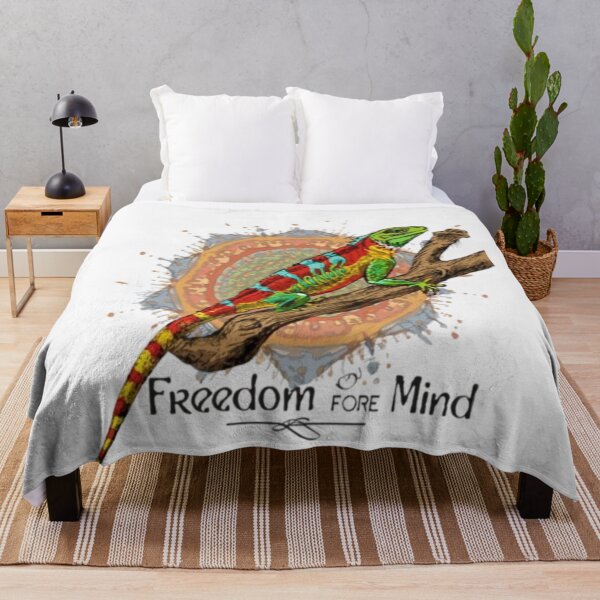 Aperçu de l'œuvre Lézard Liberté pour l'esprit créée et vendue par PaulBlueShop.
