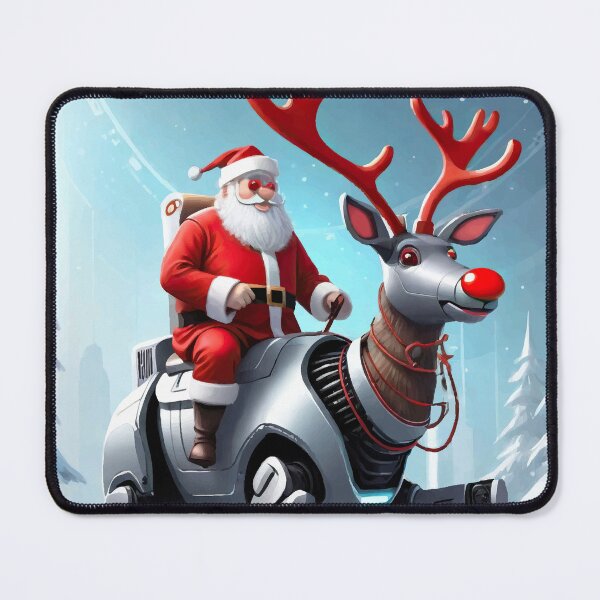 Item preview, Cyborg Santa on the North Pole designed and sold by StonebridgeArt.