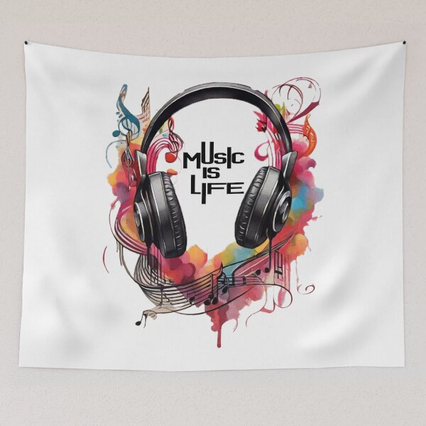 Item preview, Music is Life 2# - Design for Music Lovers designed and sold by Design-Pioneers.