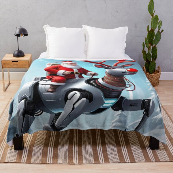 Item preview, Cyborg Santa on the North Pole designed and sold by StonebridgeArt.