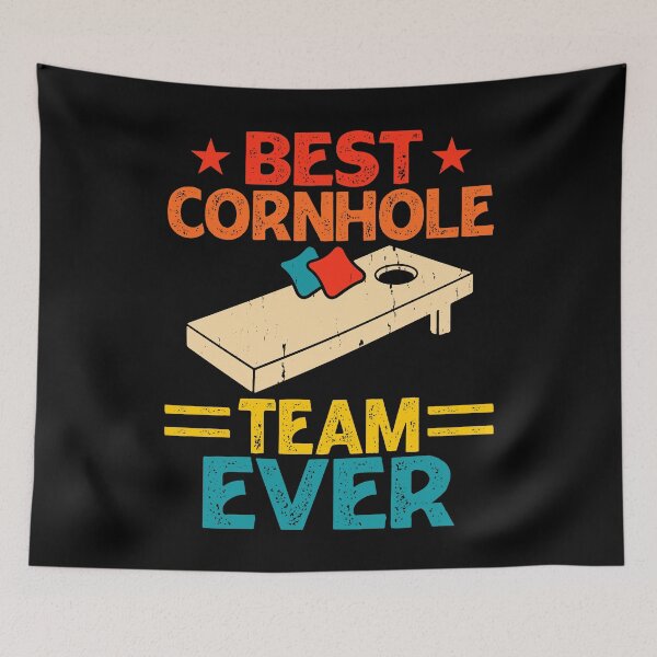 Item preview, Best Cornhole Team Ever Retro Design - Baggo Team Bean Bag Toss Game - Funny Cornhole Player Vintage designed and sold by naworas.