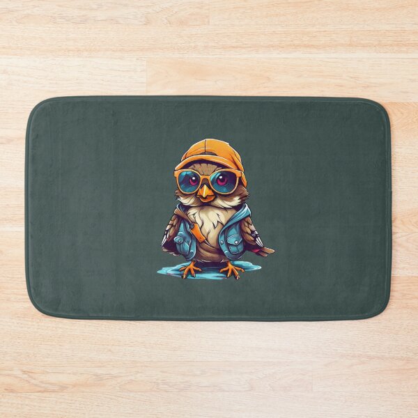 Item preview, A cool bird with shades and a cap, ready to rock the fashion world designed and sold by NiRia Spot.