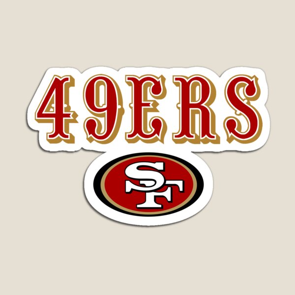 Fanmats San Francisco 49ers Large Team Logo Magnet