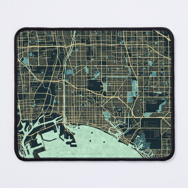 Item preview, Long Beach City Map of California, USA - Summer designed and sold by deMAP.