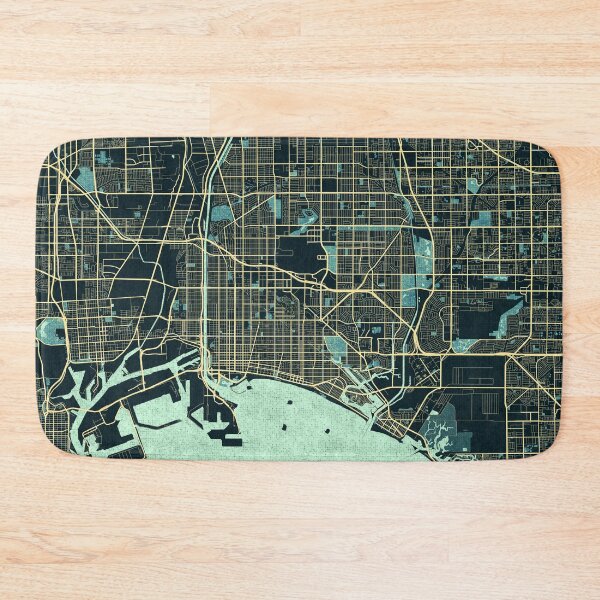 Item preview, Long Beach City Map of California, USA - Summer designed and sold by deMAP.