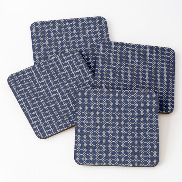 Item preview, Oceanic Opulence - Gold and Blue Contemporary Patterns designed and sold by Looming Lines.