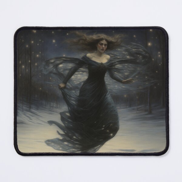Item preview, Midnight Pursuit: Gothic Snowscape designed and sold by ArtGetGallery.