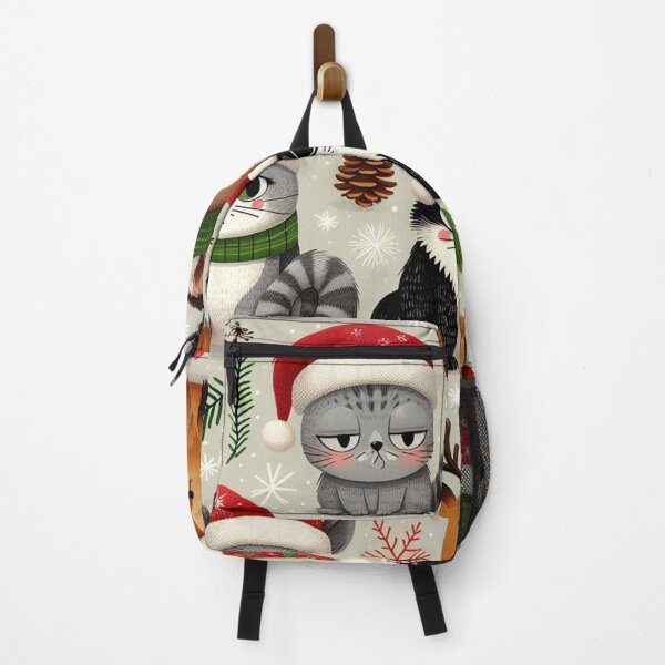 Item preview, Grumpy Christmas Animals Pattern designed and sold by DoggoTankDesign.