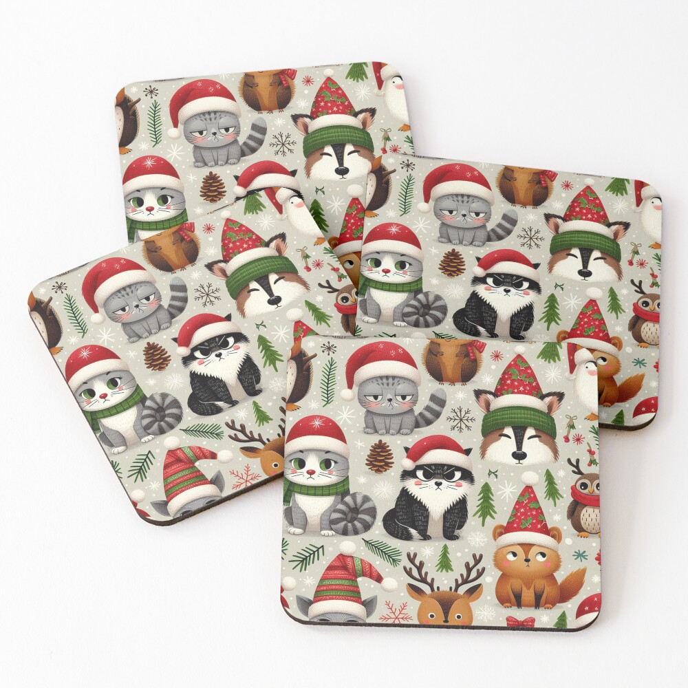 Item preview, Coasters (Set of 4) designed and sold by DoggoTankDesign.
